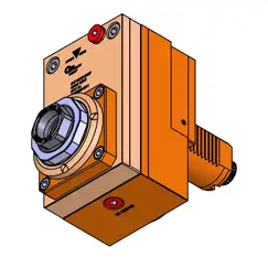 VDI40 ER32 OFFSET RADIAL DRIVEN TOOL DIN 5480 INTERNAL COOLANT