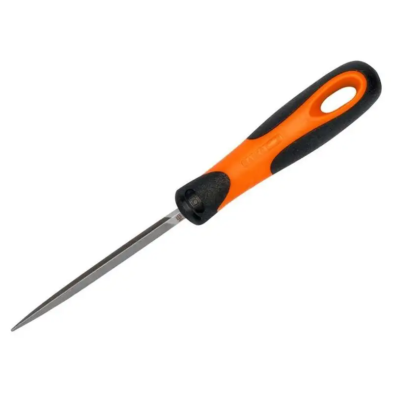 Bahco 1-170-08-2-2 ERGO™ Handled Three-Square Second Cut File 200mm (8in)