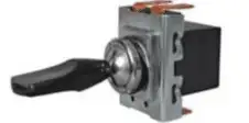 3 Way or Change Over Toggle Switch with Plastic Paddle Lever - 10A at 12V-0-349-11