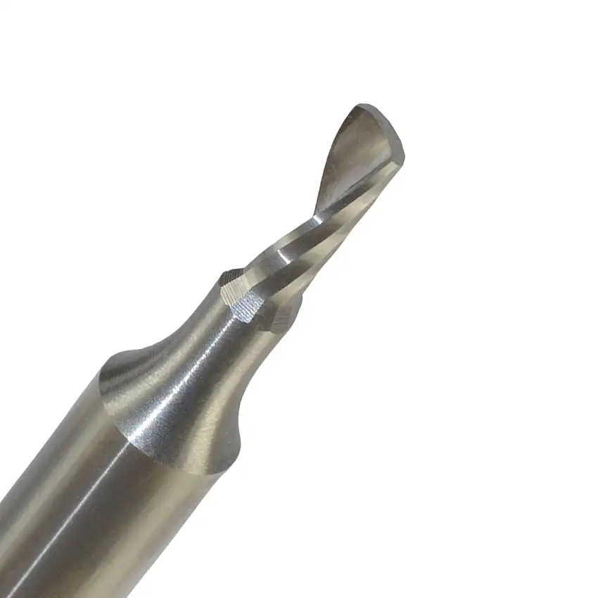 1 Flute Solid Carbide Router Upcut Spiral O Flute, Hard Plastic - 63-800 Series (LMT Onsrud)