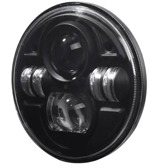 7" Round Headlamp Unit, Dip/Main Beam - Right Hand Drive-0-422-55