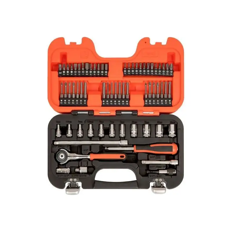Bahco SW65 1/4in Drive Swivel Socket Set, 65 Piece