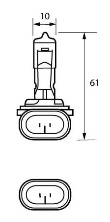 896 12.8V 37.5W PGJ13 HALOGEN CLEAR-8-008-96