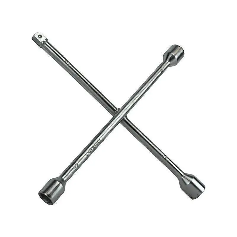 Faithfull 4-Way Wheel Brace Chrome Plated 14in