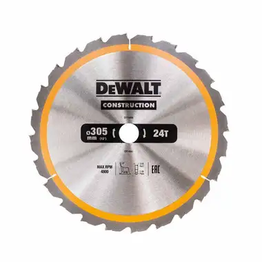 DeWalt DT1948-QZ 165 x 20mm 16T Construction Circular Saw Blade