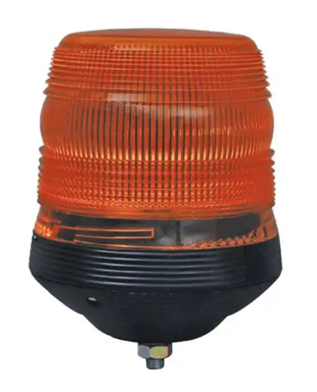 Amber Flashing Beacon with Single Bolt Fixing - 12/24V-0-445-01