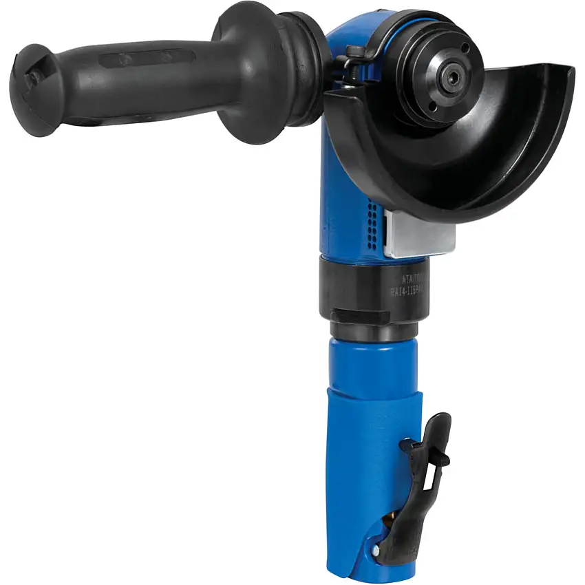 (Unbranded) RA14-100PA4 100mm Air Angle Grinder with Auto-balancer & Anti-vibration Side Handle