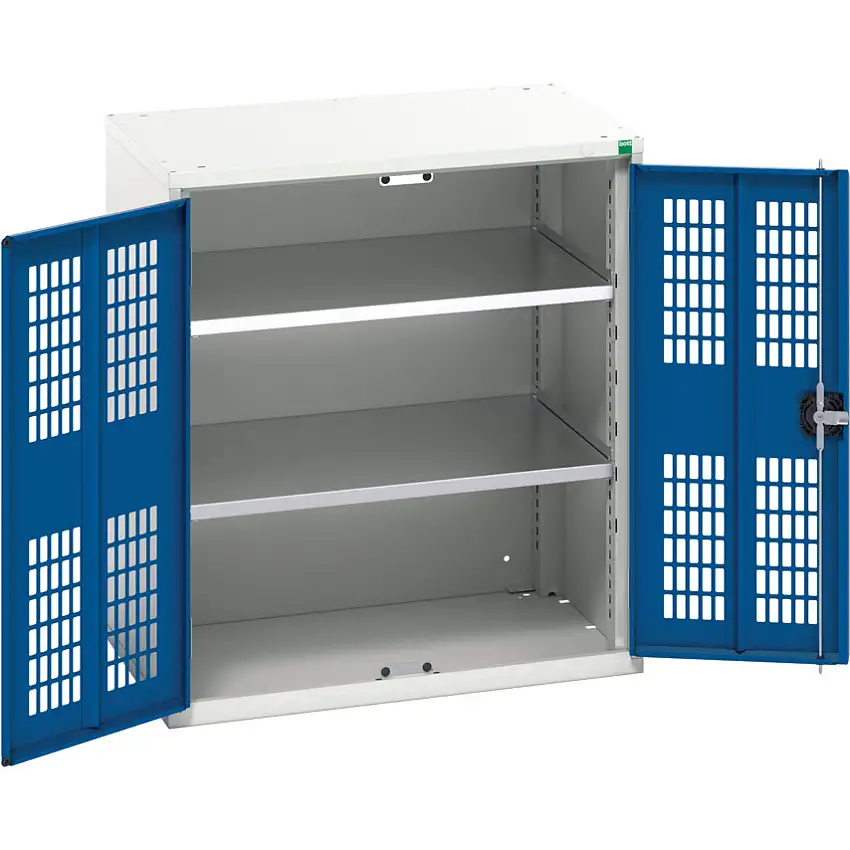 bott Verso Storage Cabinet, Single Door, Blue, 900 x 800 x 550mm