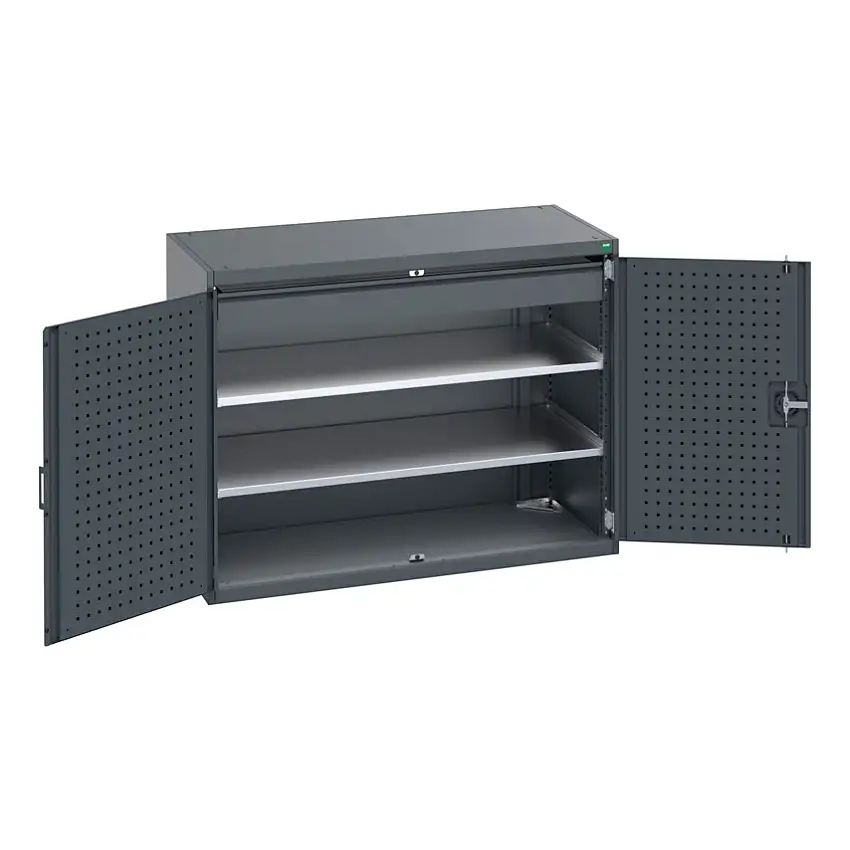 bott 40022083.77V SHELF CUPBOARD DRAWERS 75KG UDL PER DRAWER DARK GREY