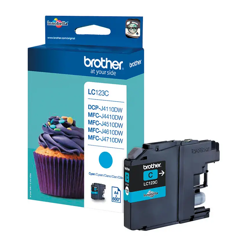 Brother LC123C BROTHER CYAN INK CARTRIDGE