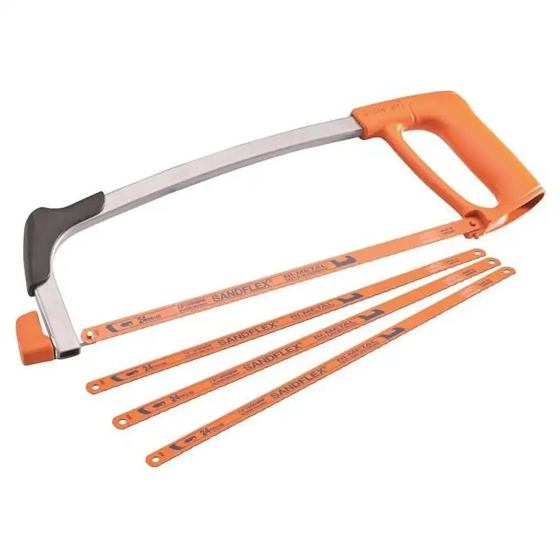 Bahco 317 Hacksaw 300mm (12in) with 3 Extra Blades Free