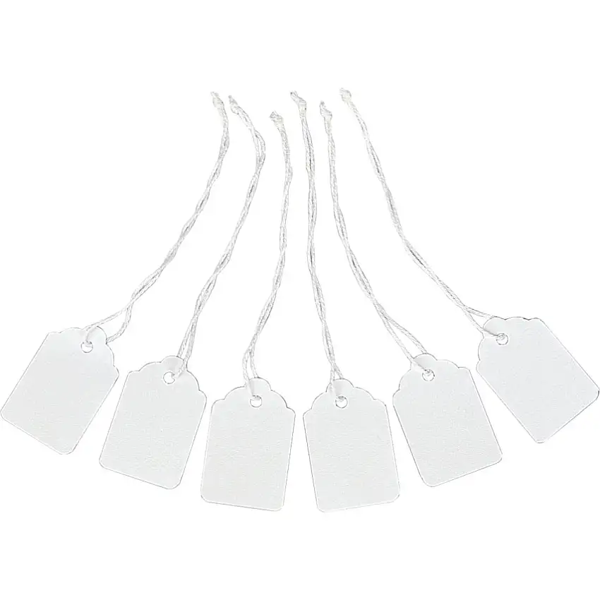 (Unbranded) WHITE STRUNG TICKET 57x38 (1000)