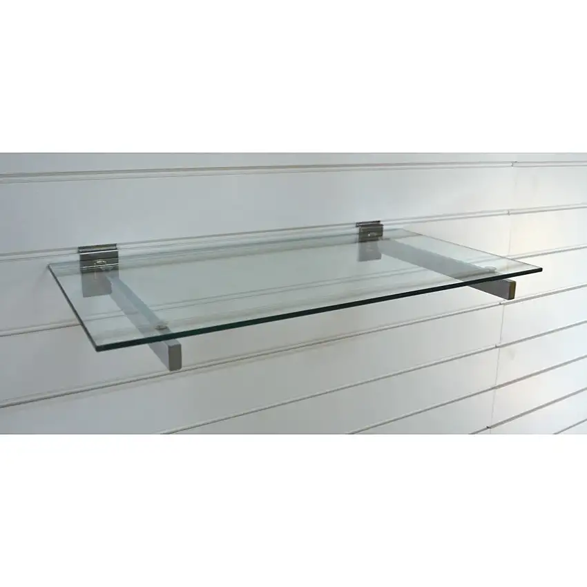 (Unbranded) Display - Toughened Glass Shelf 300x600mm