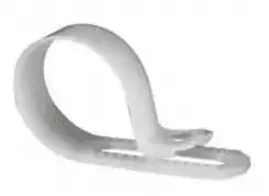 DURITE   White Nylon P Cable Clips for 6-9mm diameter cable-0-002-72
