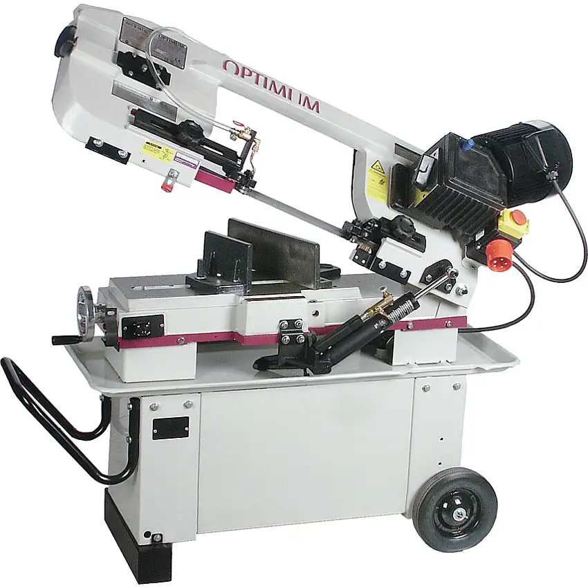 Excel S181, Horizontal Bandsaw, Belt Drive, Wheeled, 400V, 1 Ph