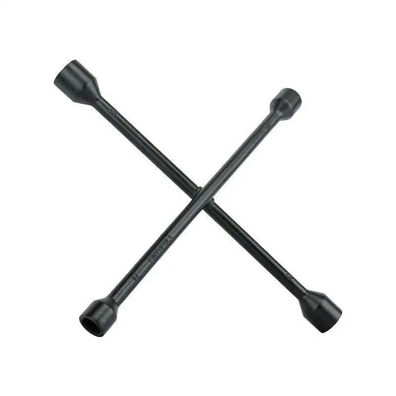 Faithfull 4-Way Wheel Brace Black Powder Coated 14in