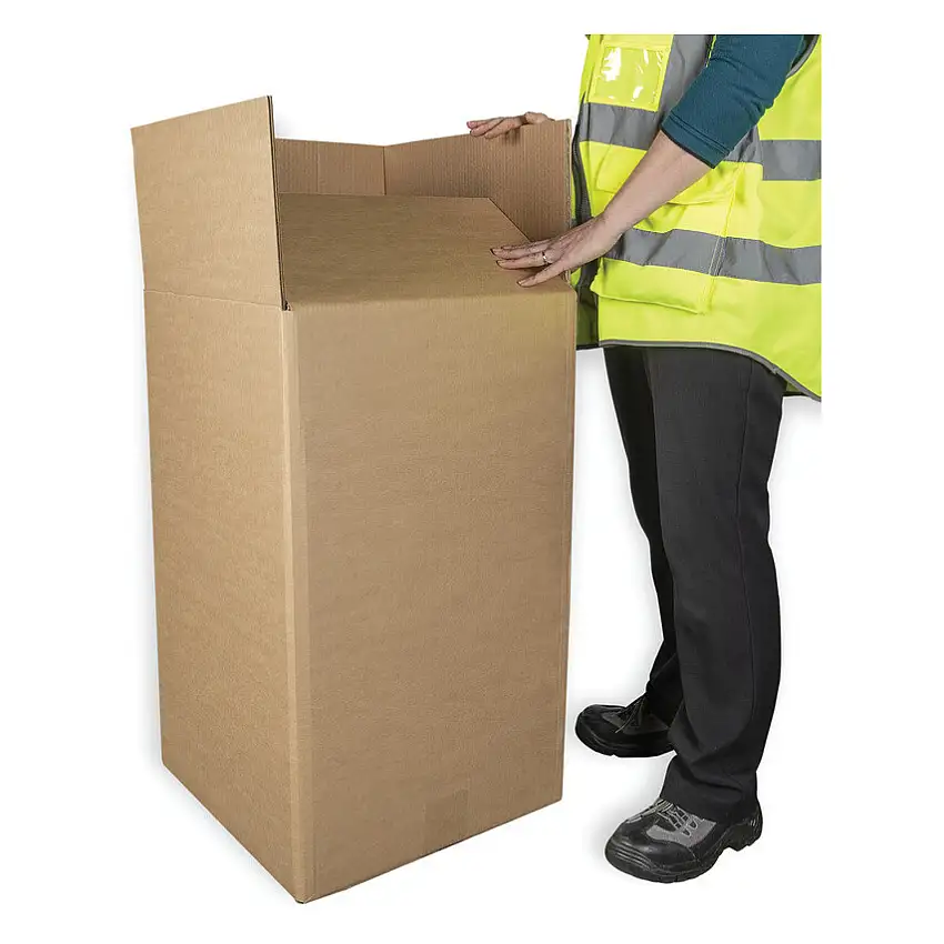 (Unbranded) 0201 CORRUGATED BOX DOUBLE WALL BC125KT 457MMX457MMX762MM (PK-15)