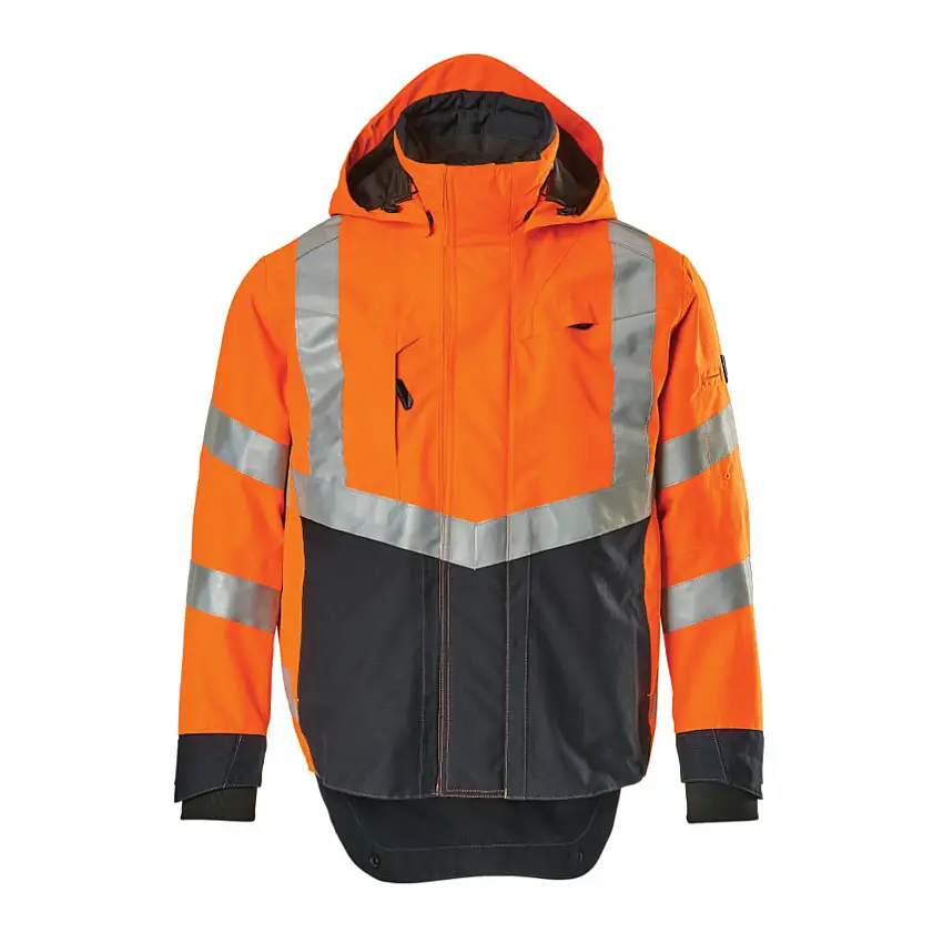 Mascot 15501-231-14010 HARLOW JACKET HI VIZ ORANGE/BLUE - XL