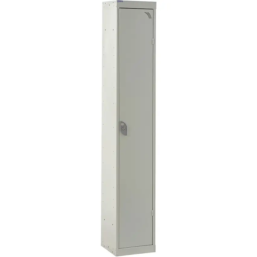 QMP EXPRESS LOCKERS 1800X300X450MM -1 COMPARTMENT LIGHT GREY