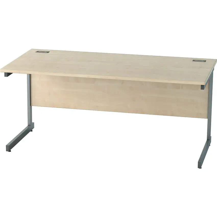 Lee & Plumpton SATELLITE 1600mm SINGLE CANT STANDARD DESK MAPLE