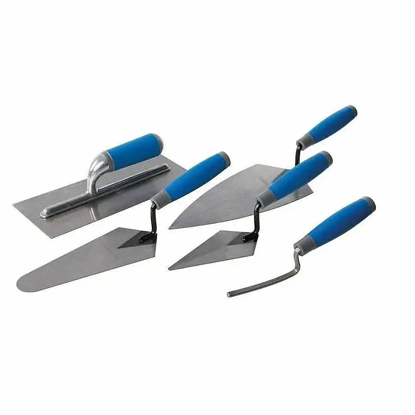 Silverline Soft Grip Trade Trowel Set Pointing Gauging Plastering Jointer 395016