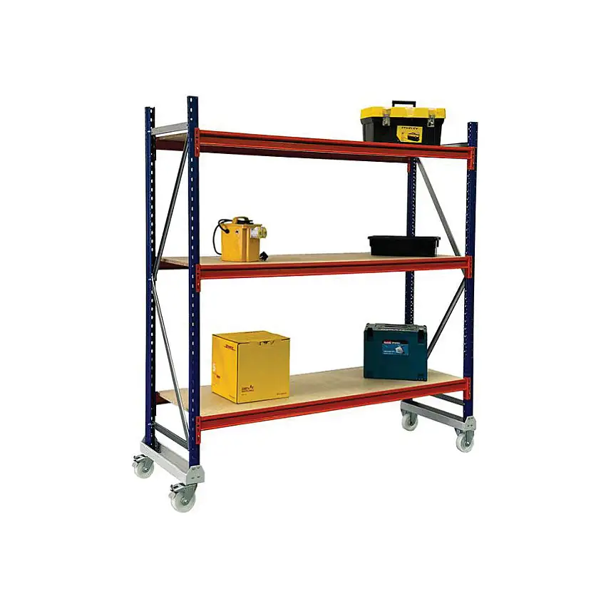 Specialist Storage Products MOBILE LONGSPAN SHELVING BAY (H)2170X(W)1500X(D)600 - 3 SHELVES