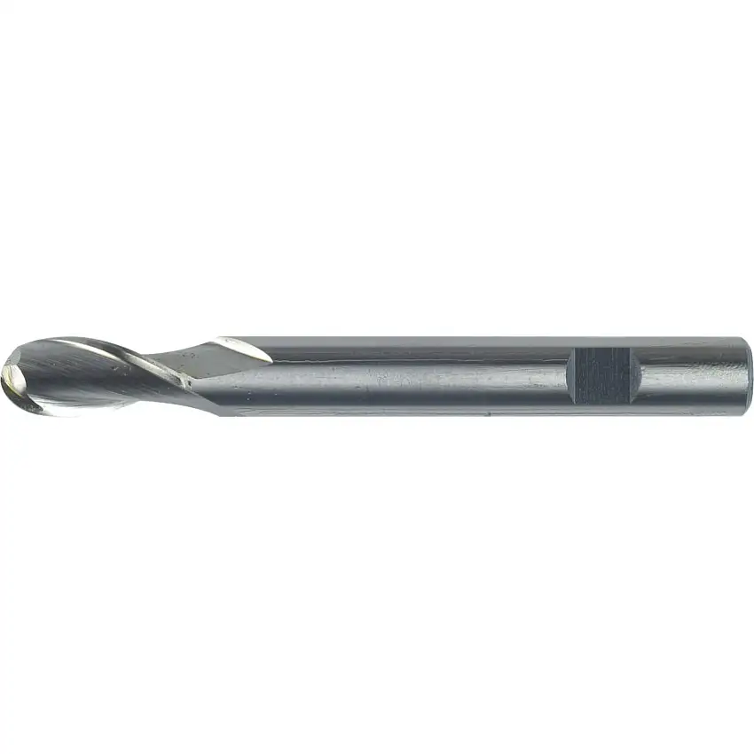 SwissTech Series 12, Long, Ball Nose Slot Drill, 3mm, 2 fl, Cobalt High Speed Steel, Uncoated