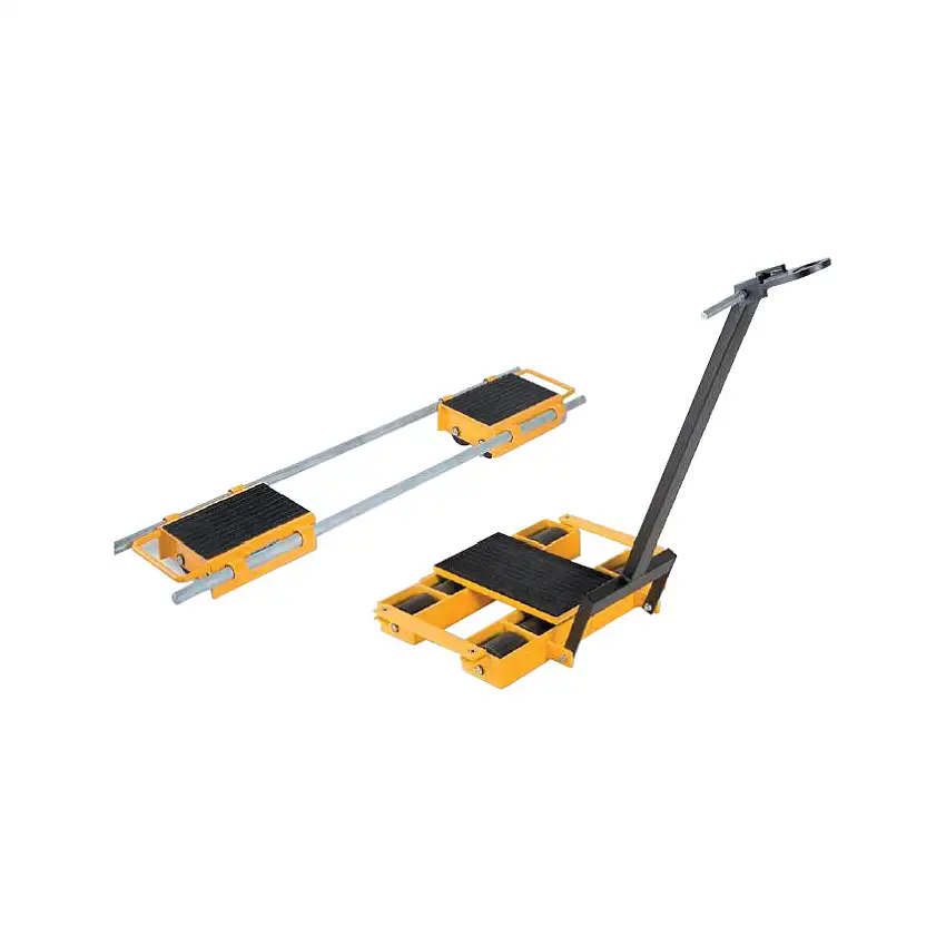 Ttc Lifting Gear Machine and Load Moving Skates, Yellow, 24,000kg