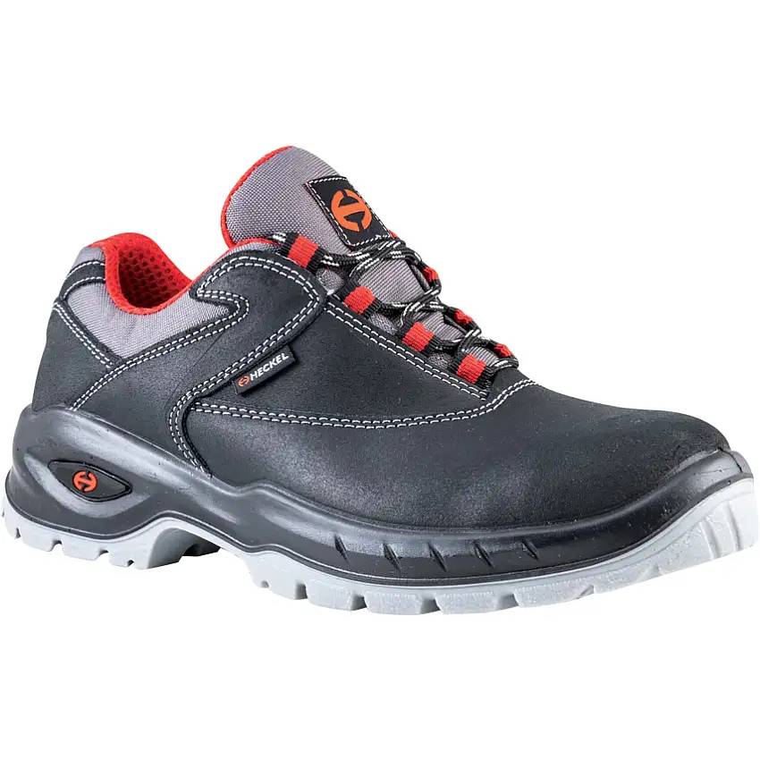 uvex Heckel Suxxeed Men's Safety Trainers, Size 7, Black, Suede Leather Upper, Composite Toe Cap, S3, EN ISO 20345:2011