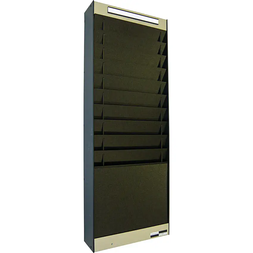 (Unbranded) PVA41X 10-PKT A4 PORTRAIT DOCUMENT CONTROL PANEL