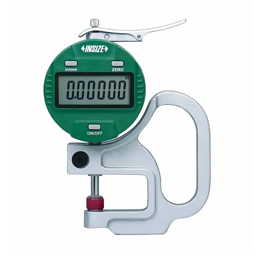 0-10mm/0-0.4" Digital Thickness Gauge (0.01mm/0.0005" Resolution) - 2871 Series (Insize)