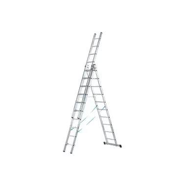 Zarges ZAR41538 Skymaster Trade Combination Ladder 3-Part 3 x 8 Rungs