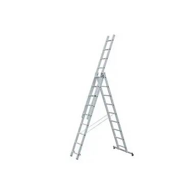 Zarges ZAR48981 Light Trade Combination Ladder 3-Part 3 x 8 Rungs