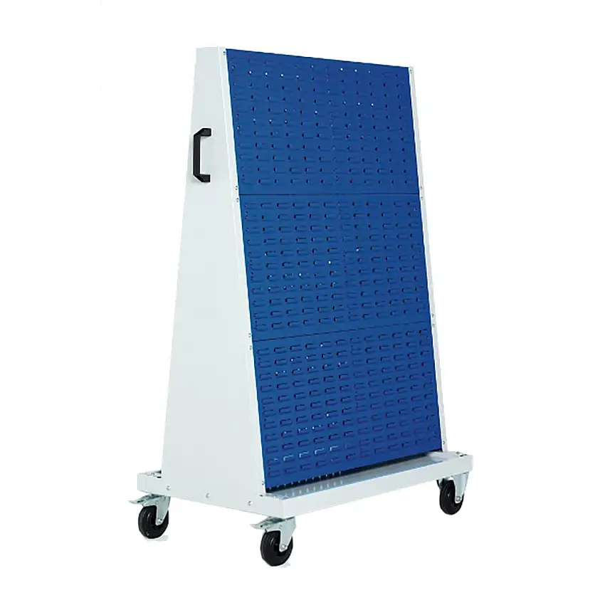 Bott 1000 x 650 x 1600mm 6 Panel Louvre Trolley Blue / Grey