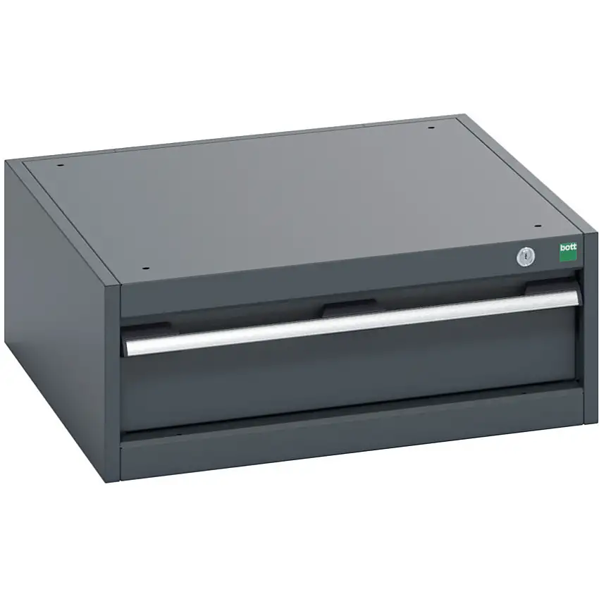 bott 40019001.77V CABINET 1 DRAWER 75KG UDL PER DRAWER SHELF DARK GREY