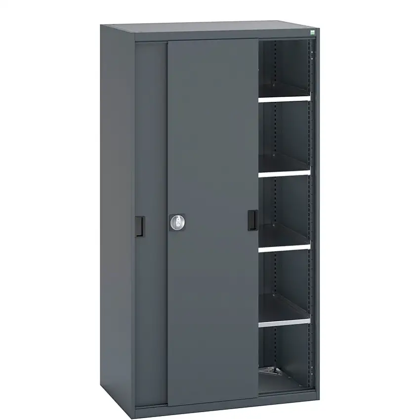 bott 40021141.77V SLIDING DOOR SHELF CUPBOARD 75KG UDL SHELF DARK GREY